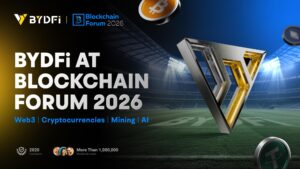BYDFi принимает участие в Blockchain Forum 2026 и получает награду «Лучший пользовательский интерфейс криптобиржи»