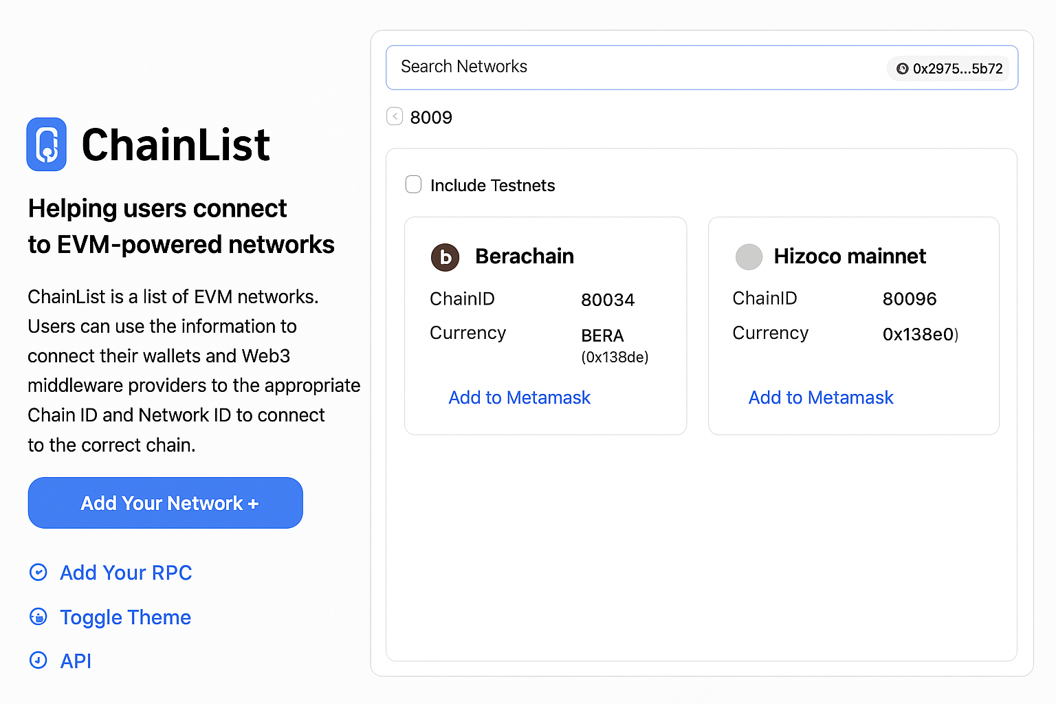 Как добавить сеть в MetaMask