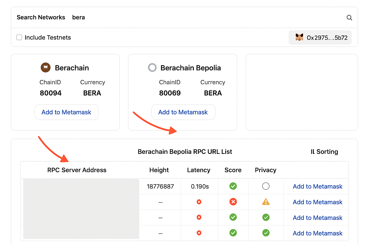 Как добавить сеть в MetaMask