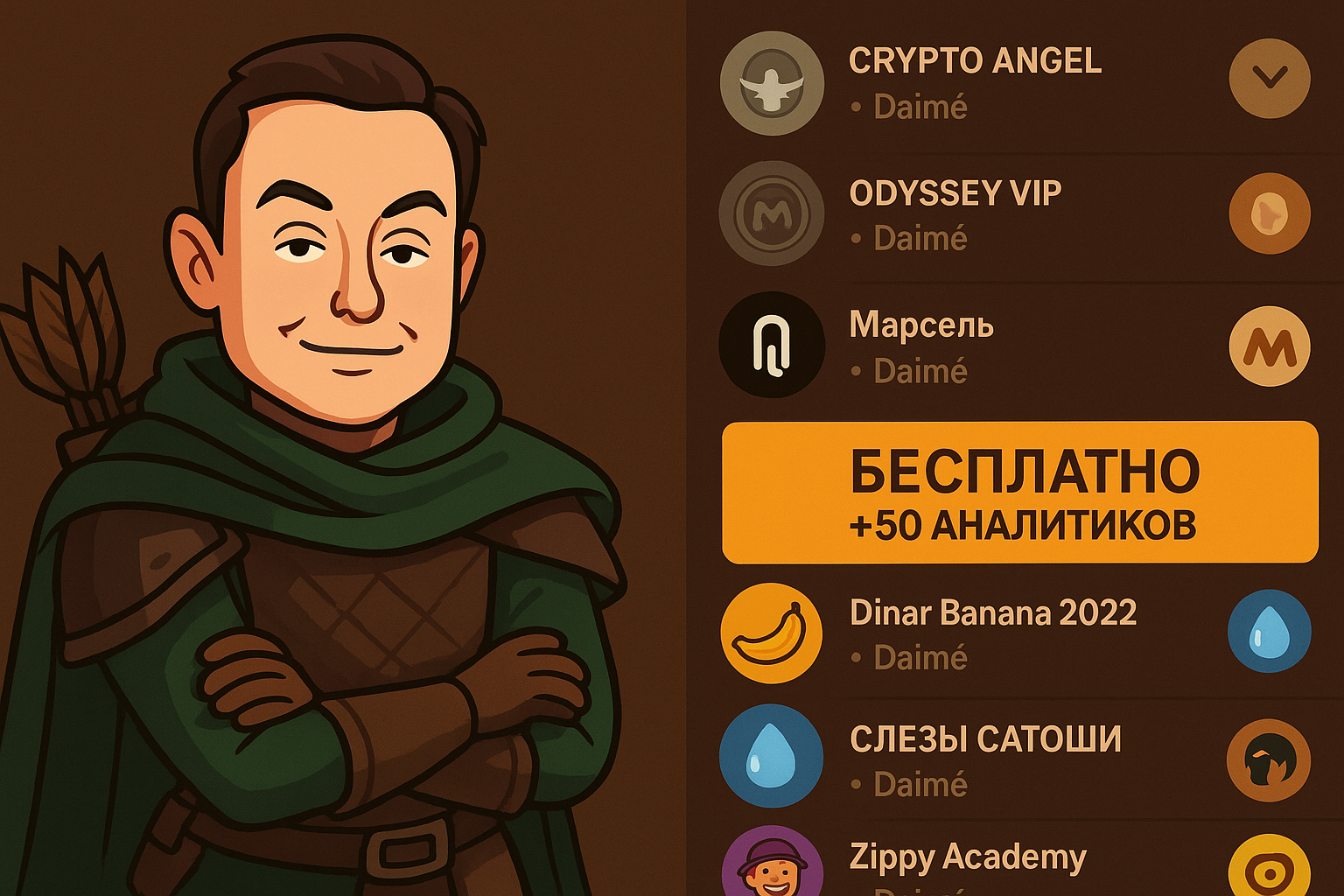 Сигналы криптовалют в Telegram